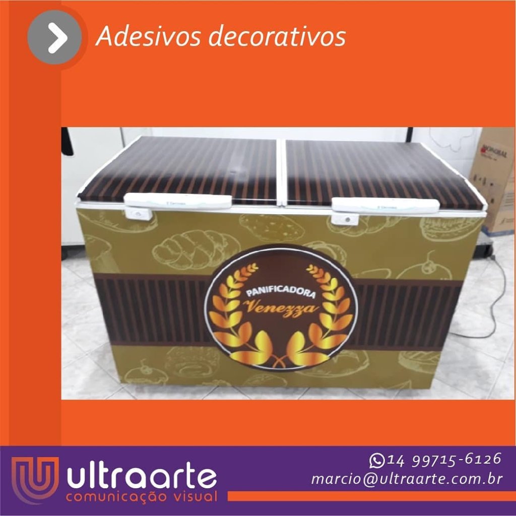 Adesivo — trabalho da Ultra Arte