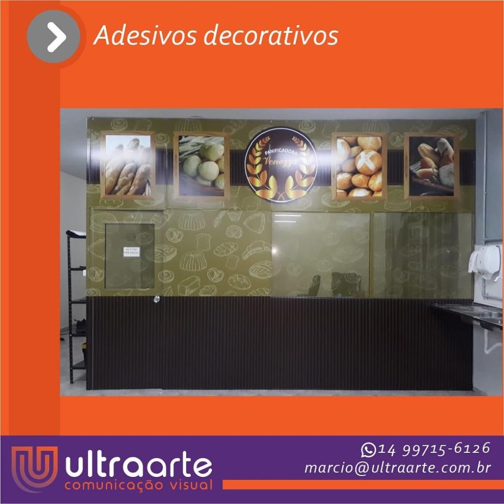 Materiais para decoração — projeto da Ultra Arte