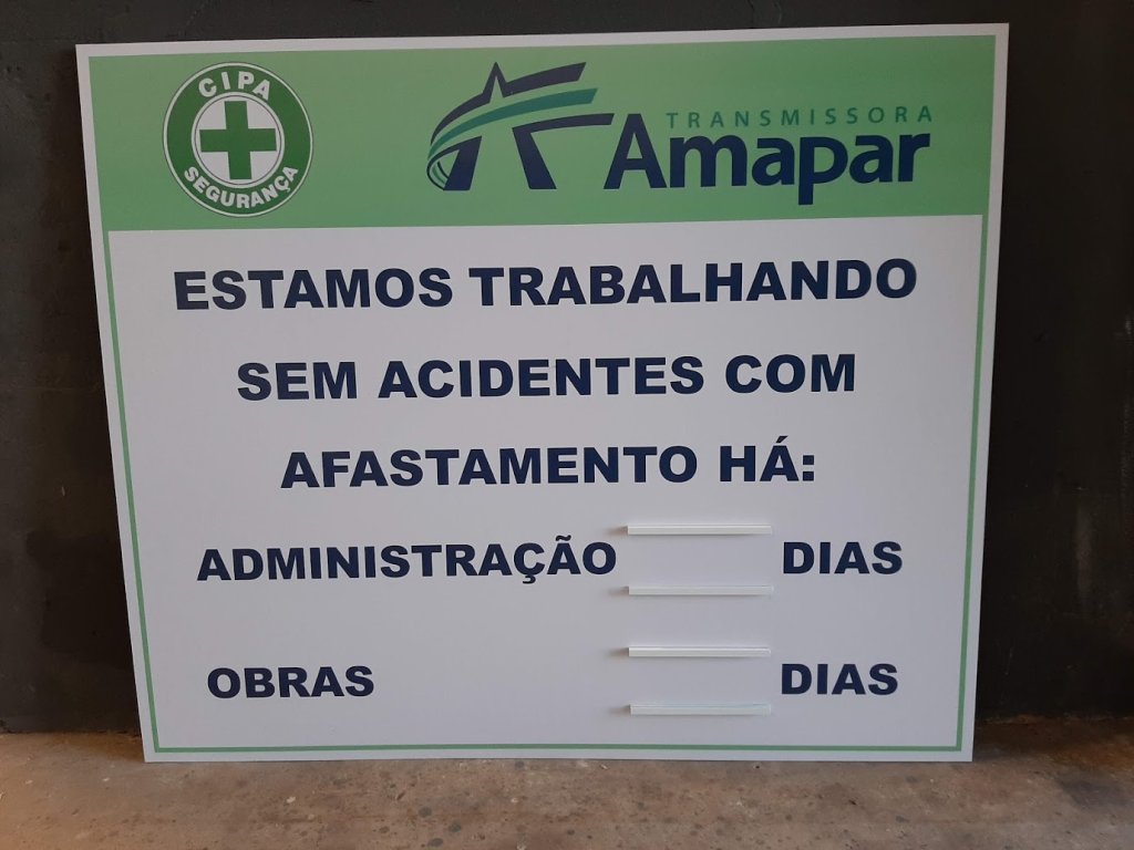 Sinalização — trabalho 4 da Ultra Arte